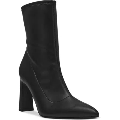 Wild Pair Neptunnep Womens Solid Leather Ankle Boots In Black