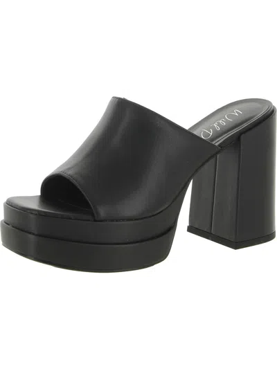 Wild Pair Ofeliap Womens Faux Leather Slip On Heels In Multi
