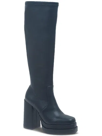 Wild Pair Olyvia Womens Faux Leather Knee-high Boots In Multi