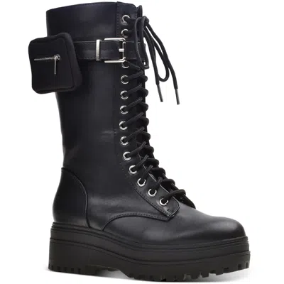 Wild Pair Shanonn Womens Lugged Sole Combat & Lace-up Boots In Multi