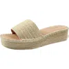 Wild Pair Shermerf Womens Woven Manmade Platform Sandals