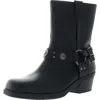 Wild Pair Sherri Womens Harness Faux Leather Motorcycle Boots In Multi