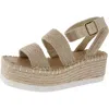 Wild Pair Showstopr Womens Woven Slingback Platform Sandals In Multi