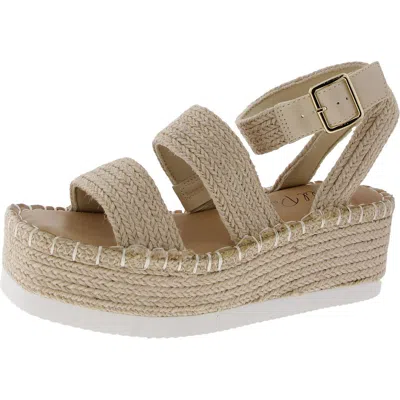 Wild Pair Showstopr Womens Woven Slingback Platform Sandals In Multi