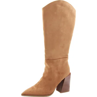 Wild Pair Tatip Womens Block Heel Manmade Mid-calf Boots In Multi