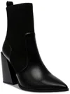 Wild Pair Trinityy Womens Faux Leather Ankle Booties In Multi