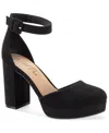 Wild Pair Women's Birdey Dress Round Toe Pumps, Macy's Exclusive In Black