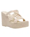 Wild Pair Women's Cally Wedge Sandals, Exclusively At Macy's In Neutral