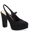 Wild Pair Women's Ciehna Round Toe Platform Pumps, Macy's Exclusive In Black