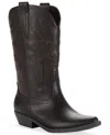Wild Pair Women's Denise Block Heel Western Boots, Macy's Exclusive In Brown