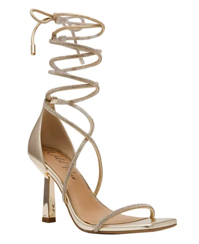 Wild Pair Women's Emiliaa Square Toe Sandals, Macy's Exclusive In Gold