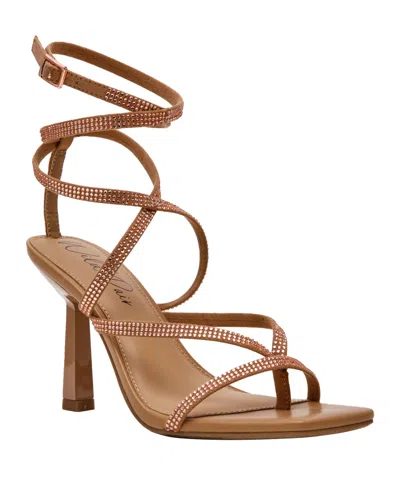 Wild Pair Women's Estee Rhinestone High Heel Dress Sandals, Macy's Exclusive In Multi