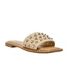 Wild Pair Women's Grettaa Embellished Flat Slide Sandals, Exclusively At Macy's In Neutral