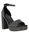 Wild Pair Women's Hanalaur Round Toe Sandals, Macy's Exclusive In Black