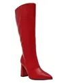 Wild Pair Women's Islah Block Heel Knee High Boots, Created For Macy's In Red