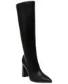 Wild Pair Womens Islah Block Heel Dress Boots Created For Macys Regular Wide Calf In Animal Print