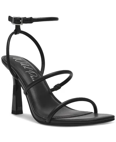 Wild Pair Women's Louudd Dress Sandals, Exclusively At Macy's In Black Smooth