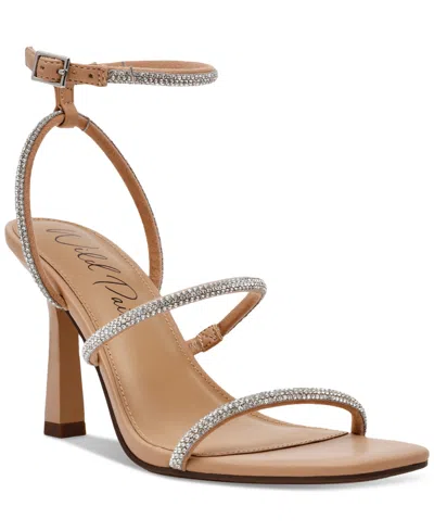 Wild Pair Women's Louudd Evening Sandals, Exclusively At Macy's In Nude Bling