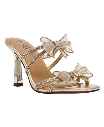 Wild Pair Women's Lucienne Slip-on Bow Sandals, Macy's Exclusive In Animal Print