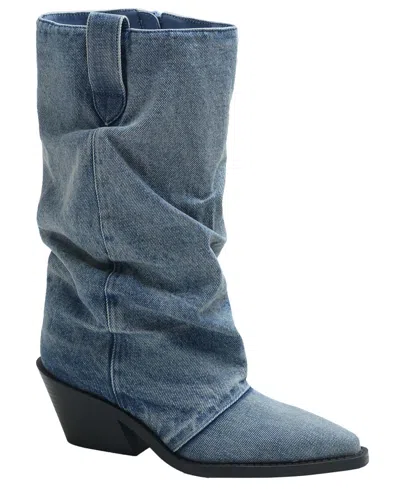 Wild Pair Women's Luhz Slouch Boots, Macy's Exclusive In Blue