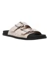 Wild Pair Women's Maagda Round Toe Slip On Sandals, Macy's Exclusive In White