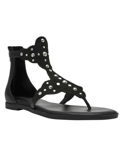 Wild Pair Women's Neddrra Flat Sandals, Macy's Exclusive In Black