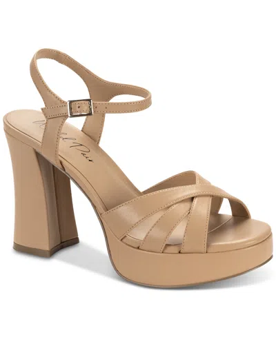 Wild Pair Women's Reemii Platform Sandals, Macy's Exclusive In Brown