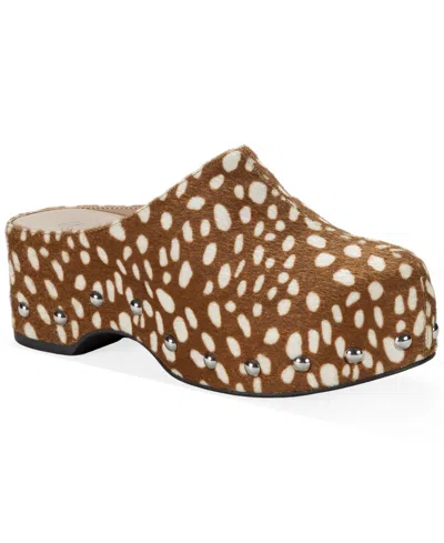 Wild Pair Women's Siimone Platform Block-heel Studded Mules, Macy's Exclusive In Oh Deer
