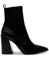Wild Pair Trinityy Pointed-toe Pull-on Knit Dress Booties, Created For Macy's In Multi
