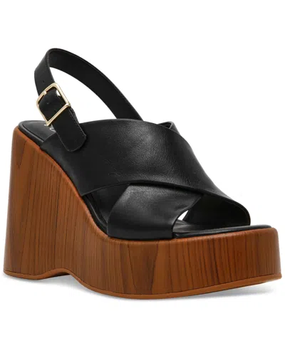 Wedge Sandals Macys Womens Black Sandals Wild Pair Women's Twirl - Main Image