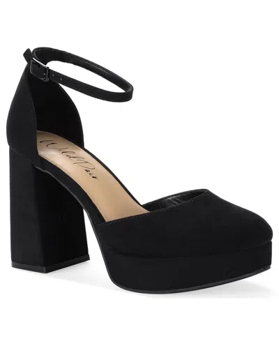 Wild Pair Women's Twyyla Platform Block Heel Dress Pumps, Macy's Exclusive In Black