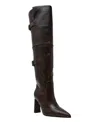 Wild Pair Women's Vivii Over-the-knee Buckle Boots, Macy's Exclusive In Brown