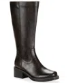 Wild Pair Women's Warblerr Wide Calf Square Toe Tall Boots, Macy's Exclusive In Black