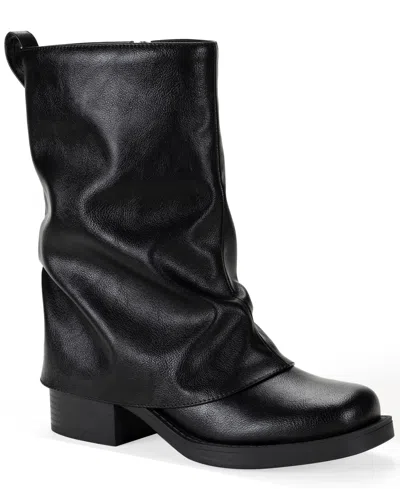 Wild Pair Women's Wilhelmiina Mid Shaft Block Heel Booties, Macy's Exclusive In Black