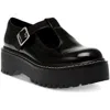 Wild Pair Womens Faux Leather Buckle Mary Janes In Multi