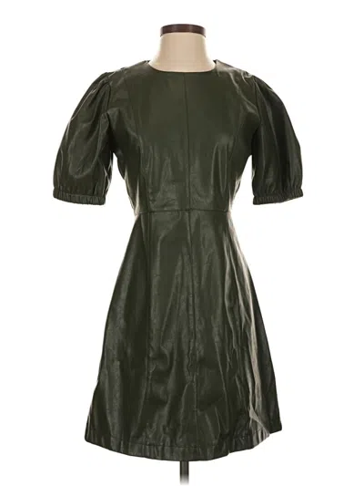Pre-owned Wild Pony Casual Dress In Green