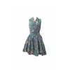 Wild Rose Women's Wrap Summer Jungle Cotton Hand Block Print Dress