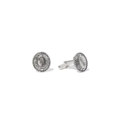 Wild Sons Men's Bad Silver Cufflinks