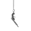 Wild Sons Men's Mexican Gun Silver Necklace In Silver