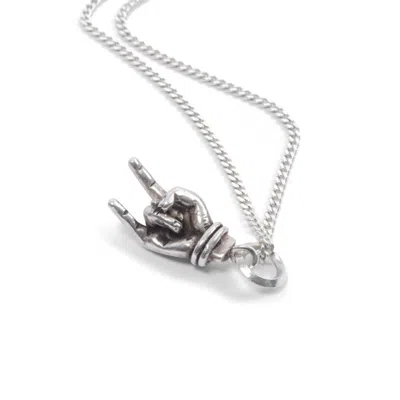 Wild Sons Men's Rebel Silver Necklace