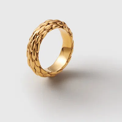 Wild Sons Men's Serpent Gold Ring