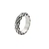 Wild Sons Men's Serpent Silver Ring In Silver