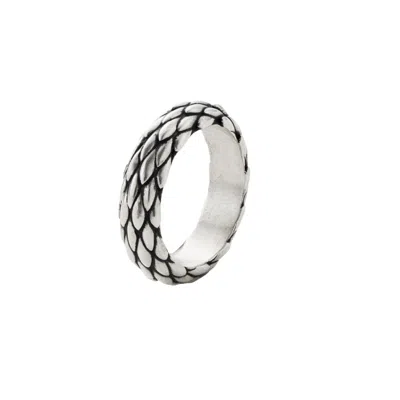 Wild Sons Men's Serpent Silver Ring