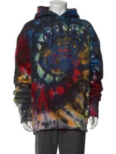Pre-owned Wild Things Tie-dye Print Crew Neck Hoodie In Multicolor