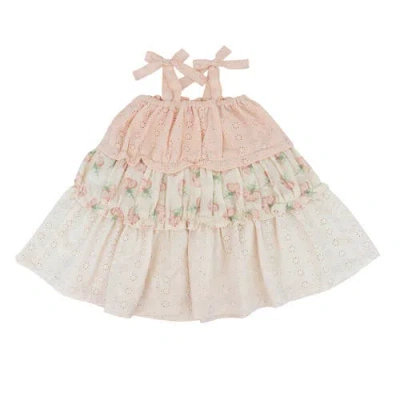 Wild Wawa Babies'  Amber Dress In Pink