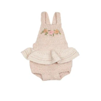 Wild Wawa Babies'  Amelia Romper In Pink