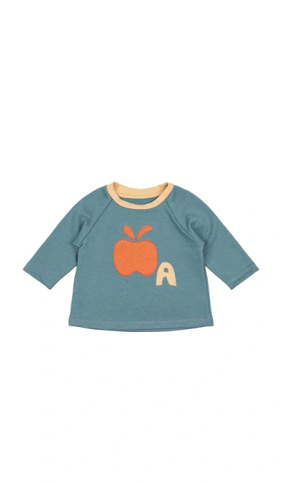Wild Wawa Apple Top In Blue