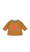 Wild Wawa Apple Top In Tan
