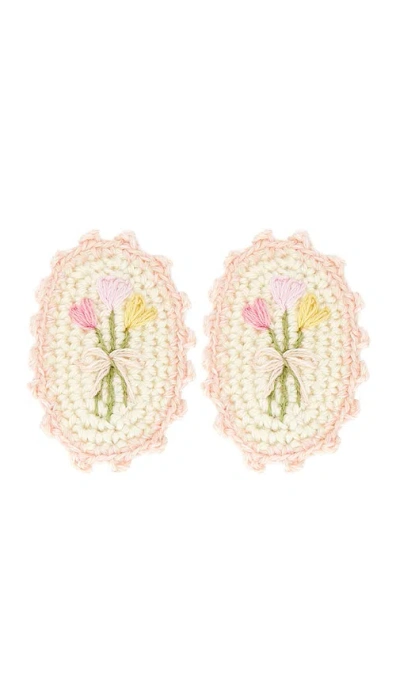 Wild Wawa Crochet Clip Set In Pink