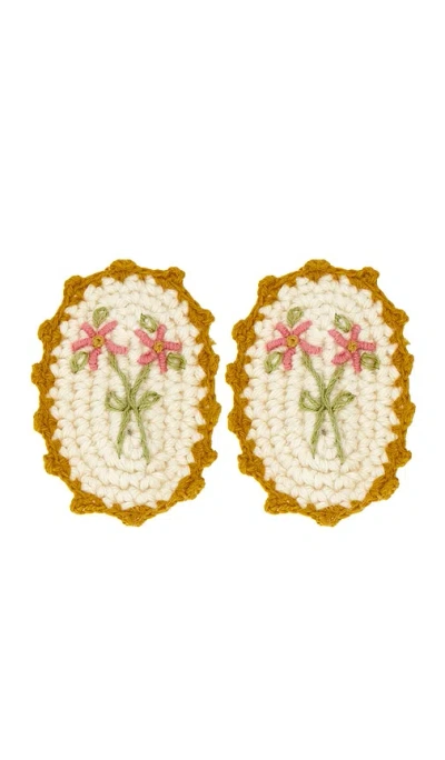 Wild Wawa Crochet Clip Set In Multi